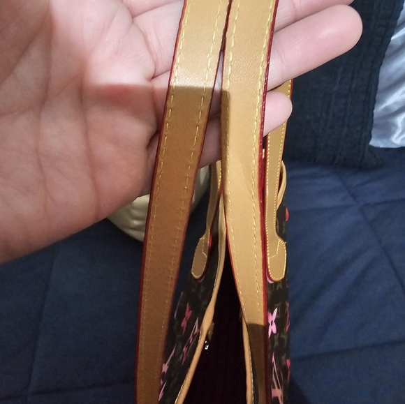 Brown and Pink Monogram Tote - Picture 3 of 3